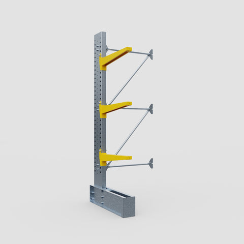 Cantilever Rack - Single Sided - Ultra Heavy Duty - Powder Coated - Add-On Bay - Height 4267mm