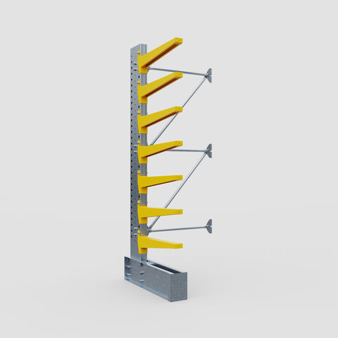 Cantilever Rack - Single Sided - Heavy Duty - Powder Coated - Add-On Bay - Height 3048mm