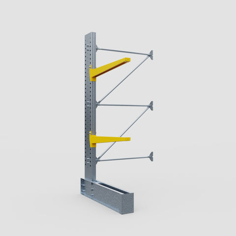 Cantilever Rack - Single Sided - Ultra Heavy Duty - Powder Coated - Add-On Bay - Height 4267mm