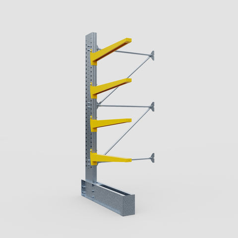 Cantilever Rack - Single Sided - Ultra Heavy Duty - Powder Coated - Add-On Bay - Height 4267mm