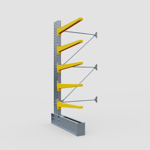 Cantilever Rack - Single Sided - Heavy Duty - Powder Coated - Add-On Bay - Height 3048mm