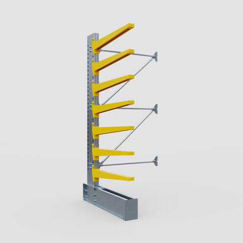 Cantilever Rack - Single Sided - Heavy Duty - Powder Coated - Add-On Bay - Height 3048mm