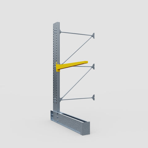 Cantilever Rack - Single Sided - Ultra Heavy Duty - Powder Coated - Add-On Bay - Height 4267mm