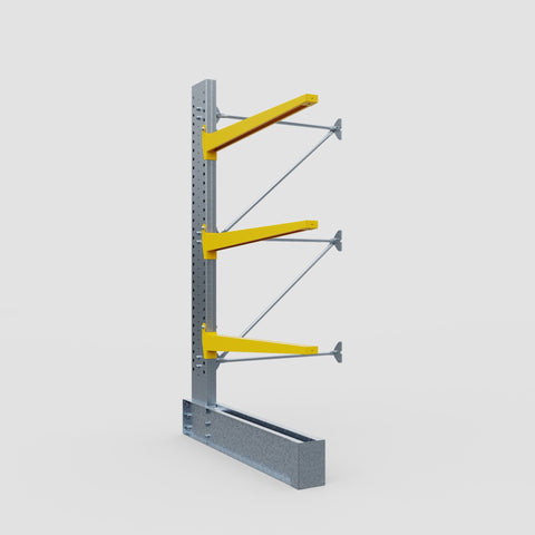 Cantilever Rack - Single Sided - Ultra Heavy Duty - Powder Coated - Add-On Bay - Height 4267mm