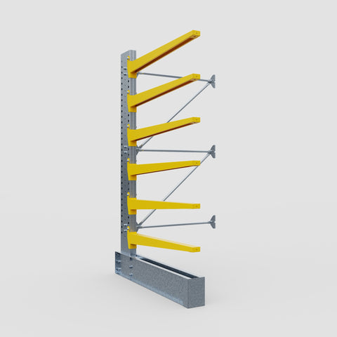 Cantilever Rack - Single Sided - Heavy Duty - Powder Coated - Add-On Bay - Height 3048mm