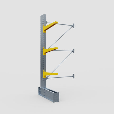 Cantilever Rack - Single Sided - Super Heavy Duty - Powder Coated - Add-On Bay - Height 4267mm