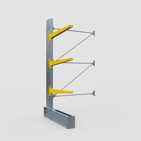 Cantilever Rack - Single Sided - Heavy Duty - Powder Coated - Add-On Bay - Height 3048mm