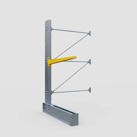Cantilever Rack - Single Sided - Ultra Heavy Duty - Powder Coated - Add-On Bay - Height 4267mm