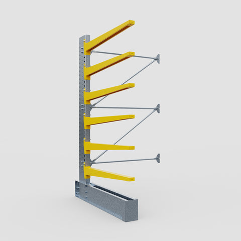 Cantilever Rack - Single Sided - Heavy Duty - Powder Coated - Add-On Bay - Height 3048mm