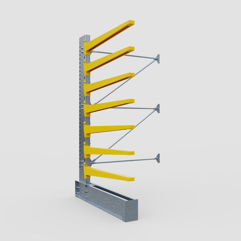 Cantilever Rack - Single Sided - Ultra Heavy Duty - Powder Coated - Add-On Bay - Height 4267mm