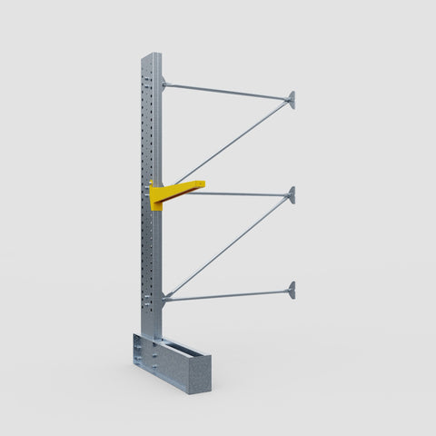 Cantilever Rack - Single Sided - Ultra Heavy Duty - Powder Coated - Add-On Bay - Height 4267mm