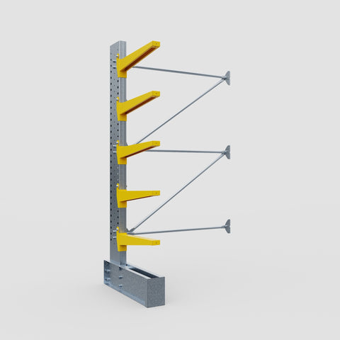 Cantilever Rack - Single Sided - Super Heavy Duty - Powder Coated - Add-On Bay - Height 4267mm