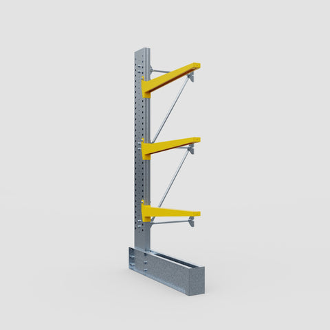 Cantilever Rack - Single Sided - Super Heavy Duty - Powder Coated - Add-On Bay - Height 4267mm