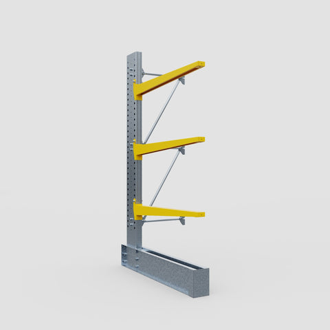 Cantilever Rack - Single Sided - Super Heavy Duty - Powder Coated - Add-On Bay - Height 4267mm