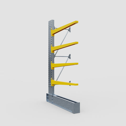 Cantilever Rack - Single Sided - Ultra Heavy Duty - Powder Coated - Add-On Bay - Height 4267mm