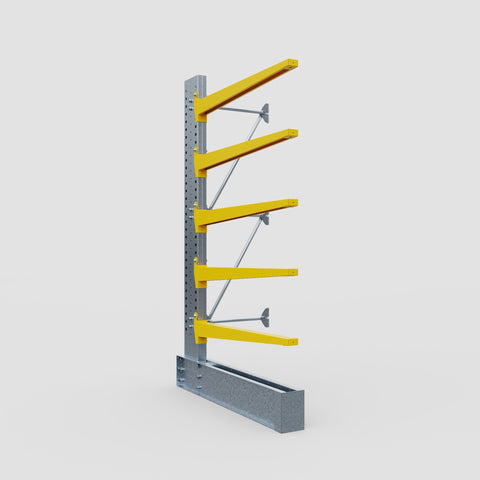Cantilever Rack - Single Sided - Ultra Heavy Duty - Powder Coated - Add-On Bay - Height 4267mm