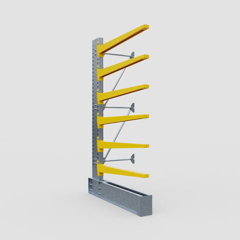 Cantilever Rack - Single Sided - Heavy Duty - Powder Coated - Add-On Bay - Height 3048mm