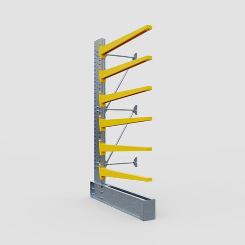 Cantilever Rack - Single Sided - Super Heavy Duty - Powder Coated - Add-On Bay - Height 4267mm