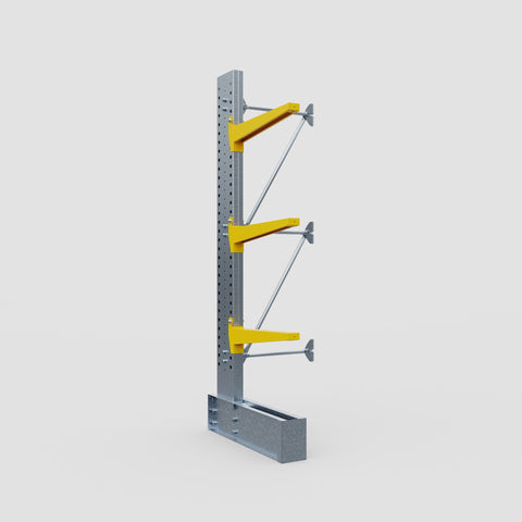 Cantilever Rack - Single Sided - Ultra Heavy Duty - Powder Coated - Add-On Bay - Height 4267mm