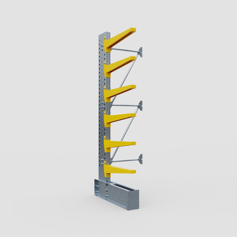 Cantilever Rack - Single Sided - Ultra Heavy Duty - Powder Coated - Add-On Bay - Height 4267mm