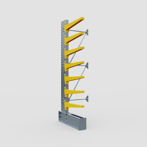 Cantilever Rack - Single Sided - Ultra Heavy Duty - Powder Coated - Add-On Bay - Height 4267mm