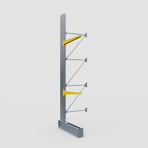 Cantilever Rack - Single Sided - Ultra Heavy Duty - Powder Coated - Add-On Bay - Height 4877mm