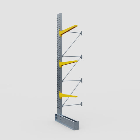 Cantilever Rack - Single Sided - Heavy Duty - Powder Coated - Add-On Bay - Height 4572mm