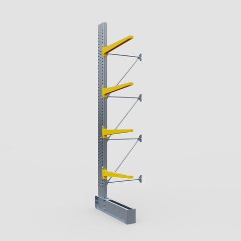 Cantilever Rack - Single Sided - Ultra Heavy Duty - Powder Coated - Add-On Bay - Height 4877mm
