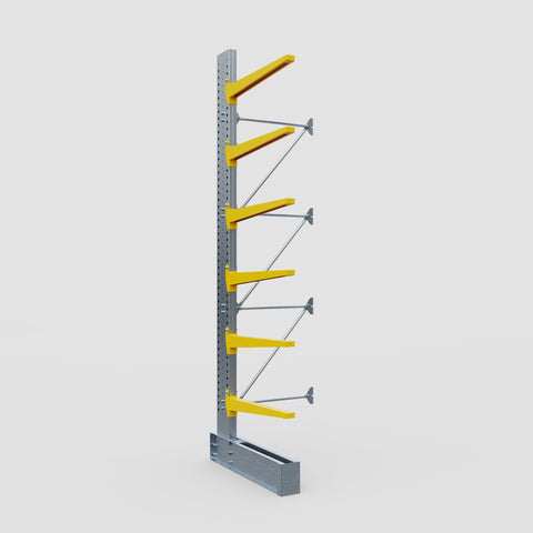 Cantilever Rack - Single Sided - Heavy Duty - Powder Coated - Add-On Bay - Height 4572mm