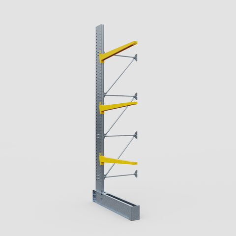 Cantilever Rack - Single Sided - Ultra Heavy Duty - Powder Coated - Add-On Bay - Height 4877mm