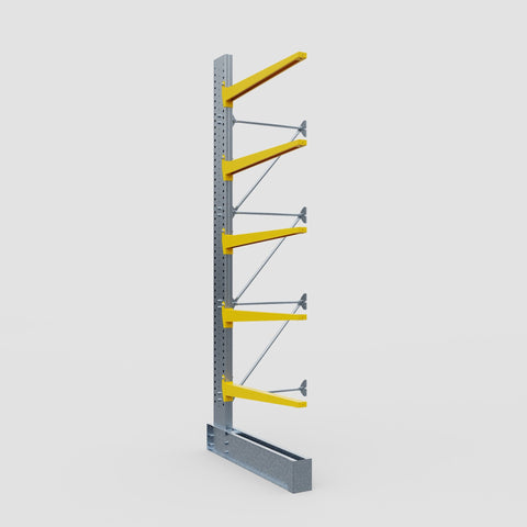 Cantilever Rack - Single Sided - Ultra Heavy Duty - Powder Coated - Add-On Bay - Height 4877mm