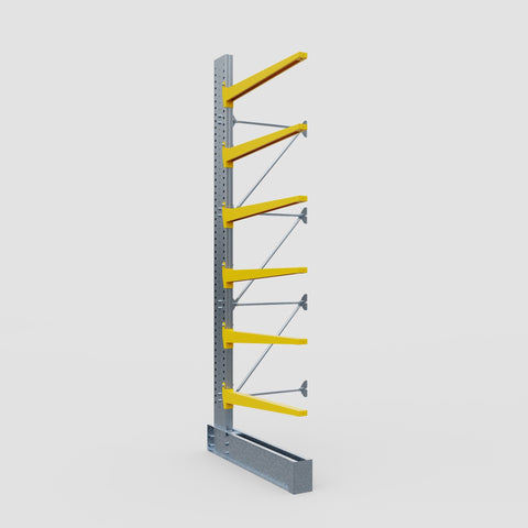 Cantilever Rack - Single Sided - Ultra Heavy Duty - Powder Coated - Add-On Bay - Height 4877mm