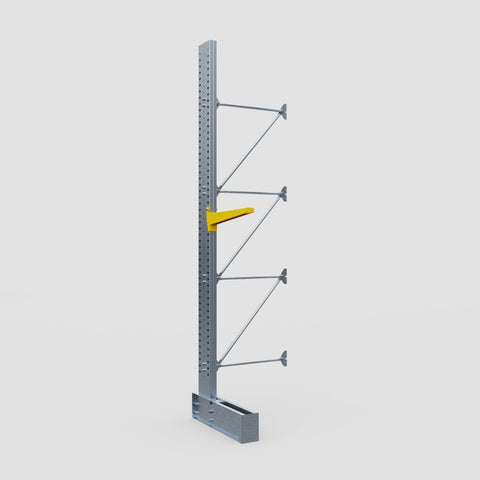 Cantilever Rack - Single Sided - Super Heavy Duty - Powder Coated - Add-On Bay - Height 4877mm