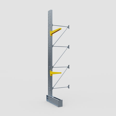 Cantilever Rack - Single Sided - Ultra Heavy Duty - Powder Coated - Add-On Bay - Height 4877mm