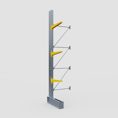 Cantilever Rack - Single Sided - Super Heavy Duty - Powder Coated - Add-On Bay - Height 4877mm
