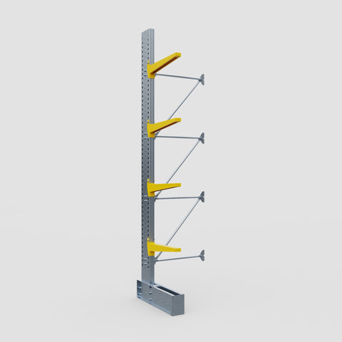Cantilever Rack - Single Sided - Ultra Heavy Duty - Powder Coated - Add-On Bay - Height 4877mm