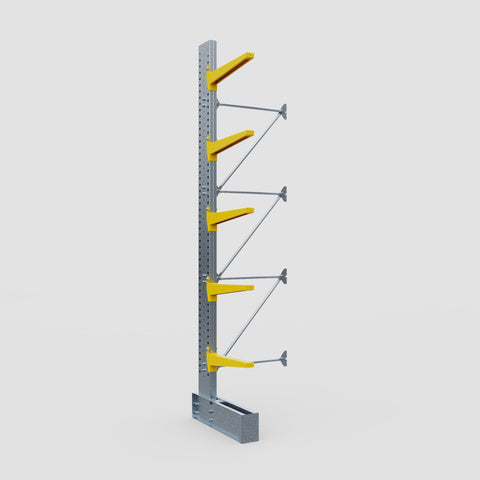 Cantilever Rack - Single Sided - Ultra Heavy Duty - Powder Coated - Add-On Bay - Height 4877mm