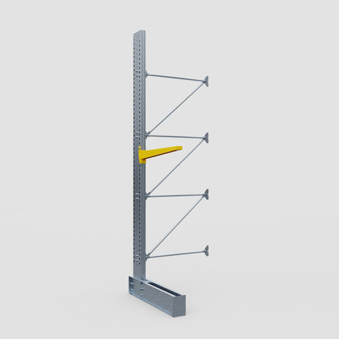 Cantilever Rack - Single Sided - Super Heavy Duty - Powder Coated - Add-On Bay - Height 4877mm