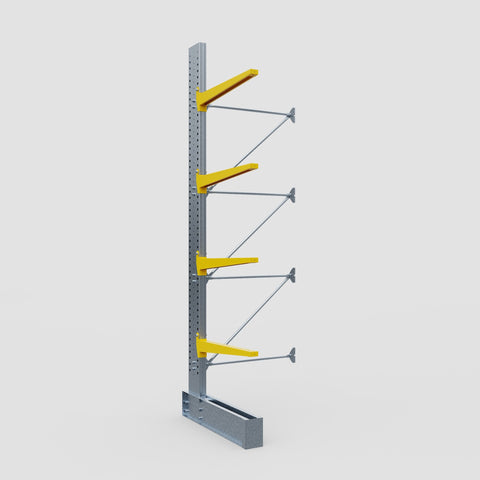 Cantilever Rack - Single Sided - Super Heavy Duty - Powder Coated - Add-On Bay - Height 4877mm