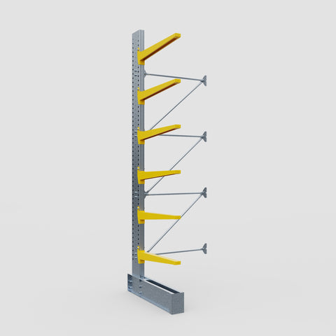 Cantilever Rack - Single Sided - Heavy Duty - Powder Coated - Add-On Bay - Height 4572mm