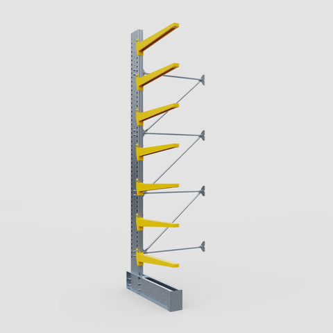 Cantilever Rack - Single Sided - Ultra Heavy Duty - Powder Coated - Add-On Bay - Height 4877mm