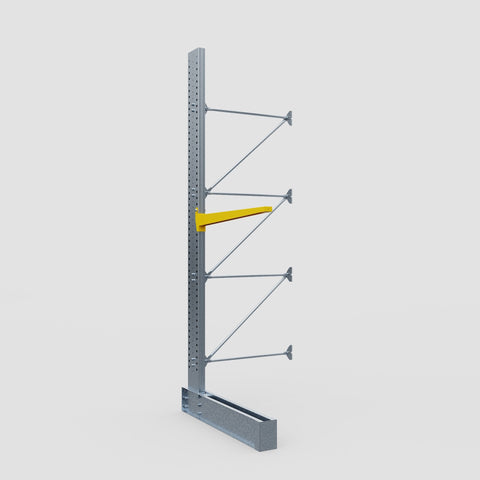 Cantilever Rack - Single Sided - Ultra Heavy Duty - Powder Coated - Add-On Bay - Height 4877mm