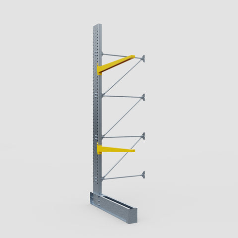 Cantilever Rack - Single Sided - Ultra Heavy Duty - Powder Coated - Add-On Bay - Height 4877mm
