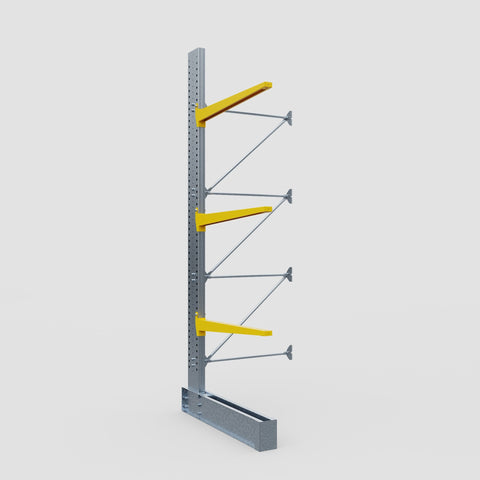 Cantilever Rack - Single Sided - Ultra Heavy Duty - Powder Coated - Add-On Bay - Height 4877mm