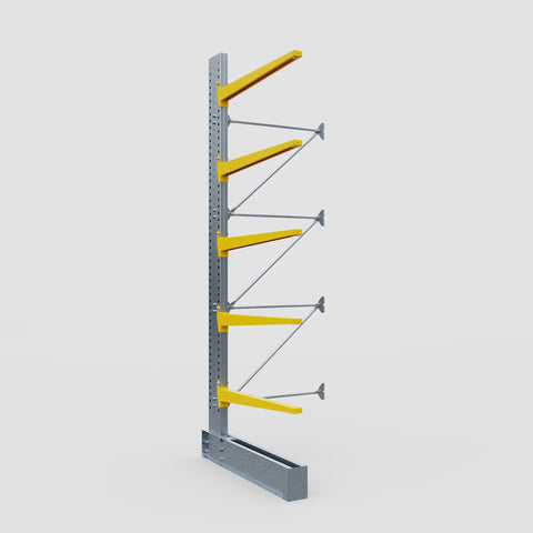 Cantilever Rack - Single Sided - Ultra Heavy Duty - Powder Coated - Add-On Bay - Height 4877mm