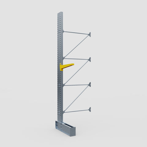 Cantilever Rack - Single Sided - Ultra Heavy Duty - Powder Coated - Add-On Bay - Height 4877mm