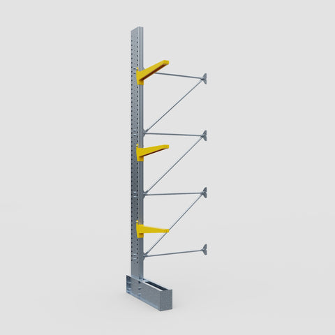 Cantilever Rack - Single Sided - Super Heavy Duty - Powder Coated - Add-On Bay - Height 4877mm