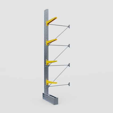 Cantilever Rack - Single Sided - Heavy Duty - Powder Coated - Add-On Bay - Height 4572mm