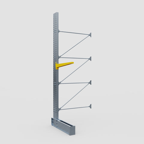 Cantilever Rack - Single Sided - Super Heavy Duty - Powder Coated - Add-On Bay - Height 4877mm