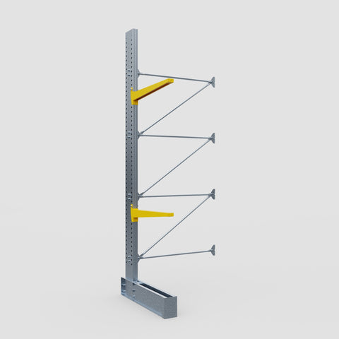Cantilever Rack - Single Sided - Super Heavy Duty - Powder Coated - Add-On Bay - Height 4877mm